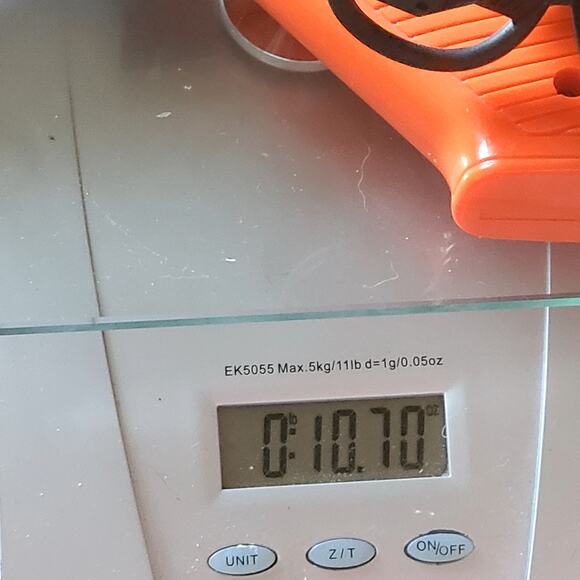 Nintendo NES-005 Zapper Light Gun Orange Controller OEM - Picture 6 of 6